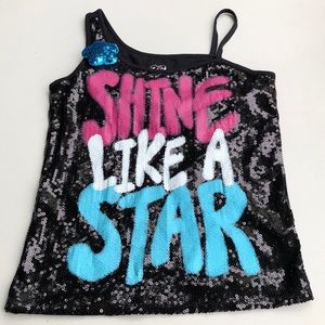 Sequined Justice Tank Top